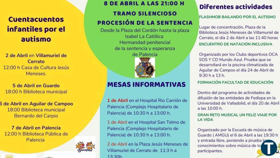 Mundo Azul de Palencia se vuelca para concienciar a la sociedad sobre el autismo en su Día Mundial