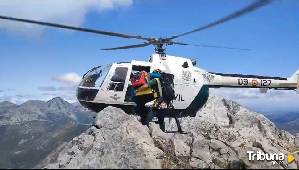 Rescatado un montañero en el Espigüete