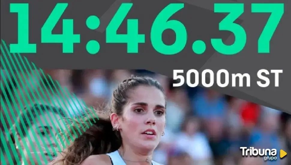 Marta García bate el récord de España de 5.000 en pista cubierta