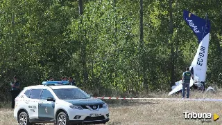 La avioneta que se estrelló en Palencia voló unos minutos cerca del suelo