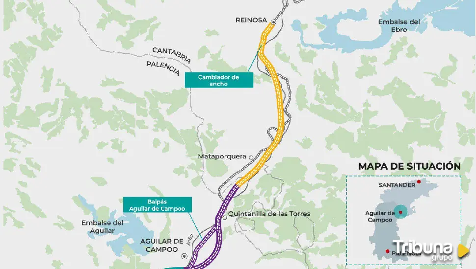 Adjudican la redacción del proyecto que completa el AVE entre Palencia y Cantabria