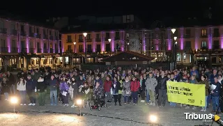 Más de 350 personas claman contra la violencia de género en Palencia