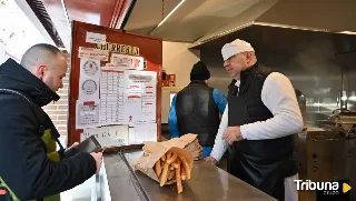 Más de una hora para conseguir una docena de churros