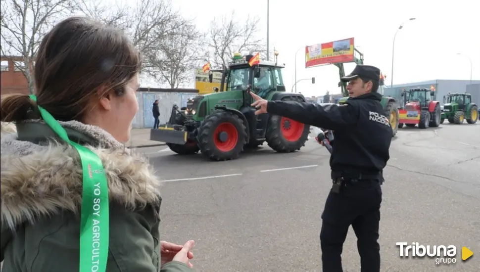 700 tractores participarán en la protesta de este miércoles en Palencia