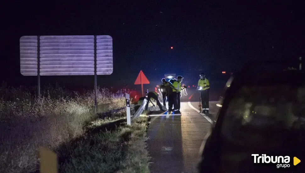 Fallece atropellado un peatón en la A-62