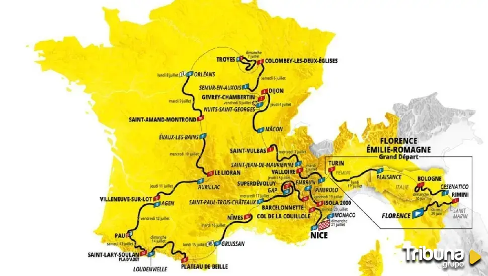 Las claves del Tour de Francia que arranca desde Florencia