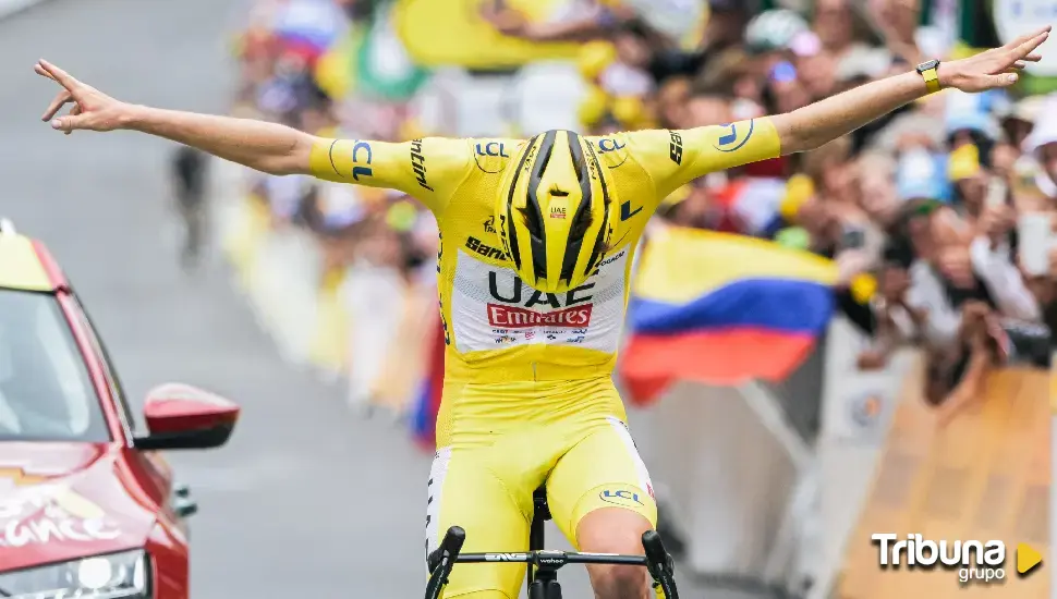 Nueva exhibición de Tadej Pogacar en el Tour de Francia