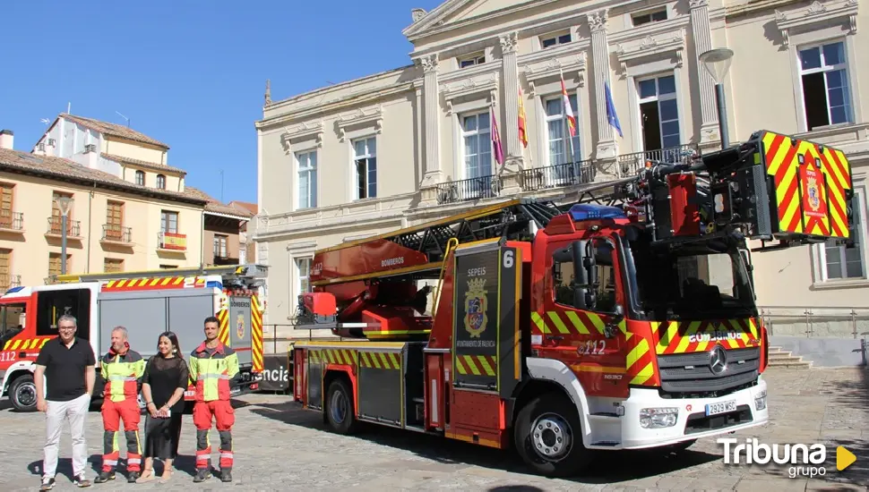 Palencia cuenta con dos nuevos vehículos de bomberos