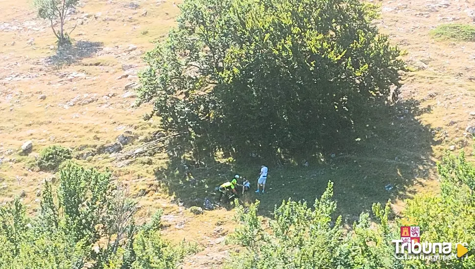 Rescatan en helicóptero a un montañero en el pico Almonga (Ruesga)