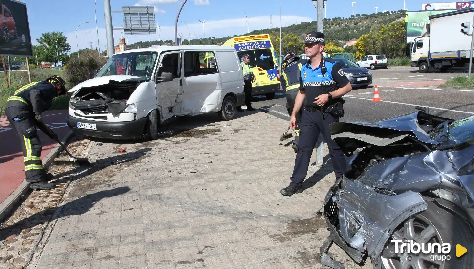 Un herido grave y otro leve en una colisión en Guardo