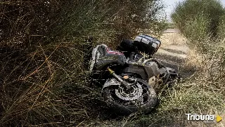 Herido grave al caerse de su moto en Payo de Ojeda