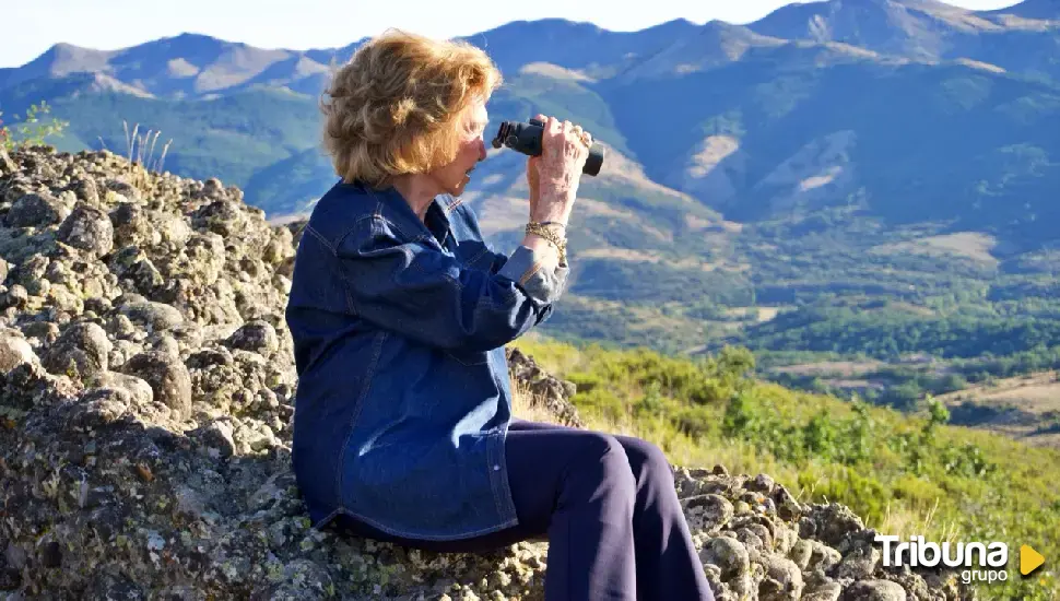 La Reina Sofía comprueba en la Montaña Palentina la conservación del gato montés