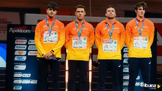 Husillos, plata europea en el 4x400